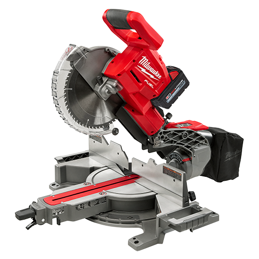 Milwaukee M18 FUEL 18V 10 in. Lithium-Ion Brushless Cordless Dual Bevel Sliding Compound Miter Saw Kit with One 8.0 Ah Battery