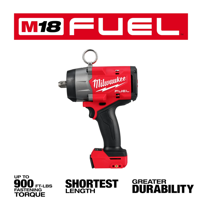 Milwaukee M18 FUEL™ 1/2" High Torque Impact Wrench w/ Pin Detent (2966-20)