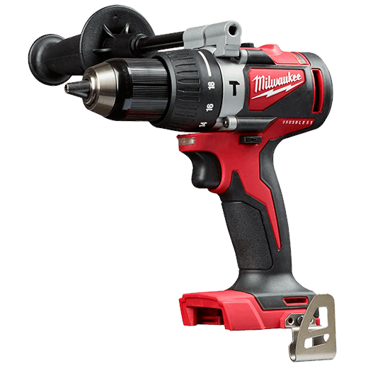 Milwaukee M18 18V Lithium-Ion Brushless Cordless 1/2 in. Compact Hammer Drill Tool Only