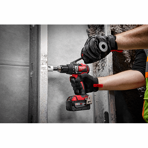 Milwaukee M18 18V Lithium-Ion Brushless Cordless 1/2 in. Compact Hammer Drill Tool Only