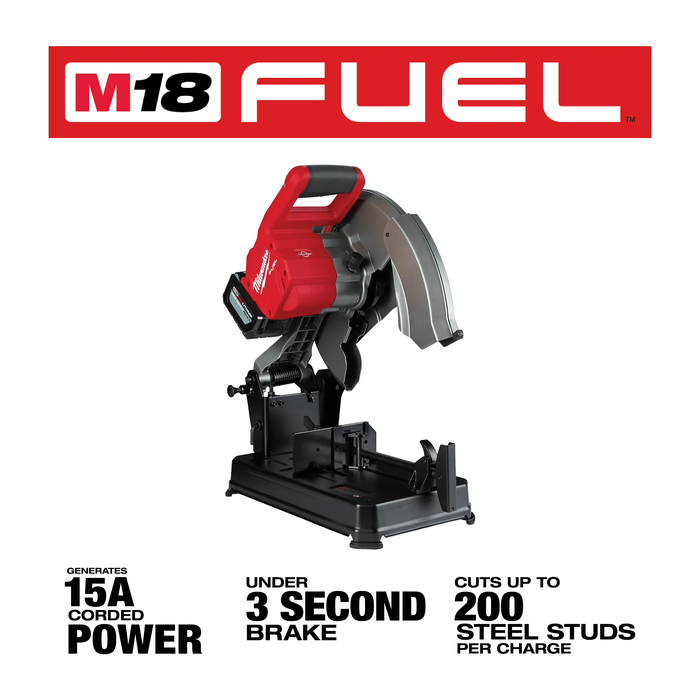 MILWAUKEE M18 FUEL™ 14" Abrasive Chop Saw Kit