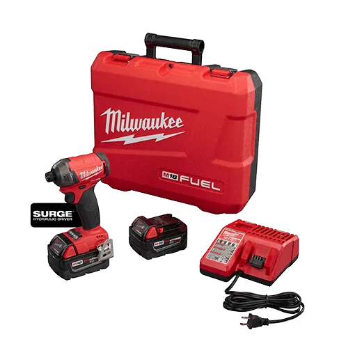 MILWAUKEE M18 FUEL™ SURGE™ 1/4" Hex Hydraulic Driver Kit