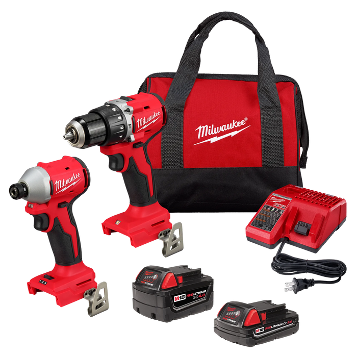 MILWAUKEE - M18™ Compact Brushless 2-Tool Combo Kit