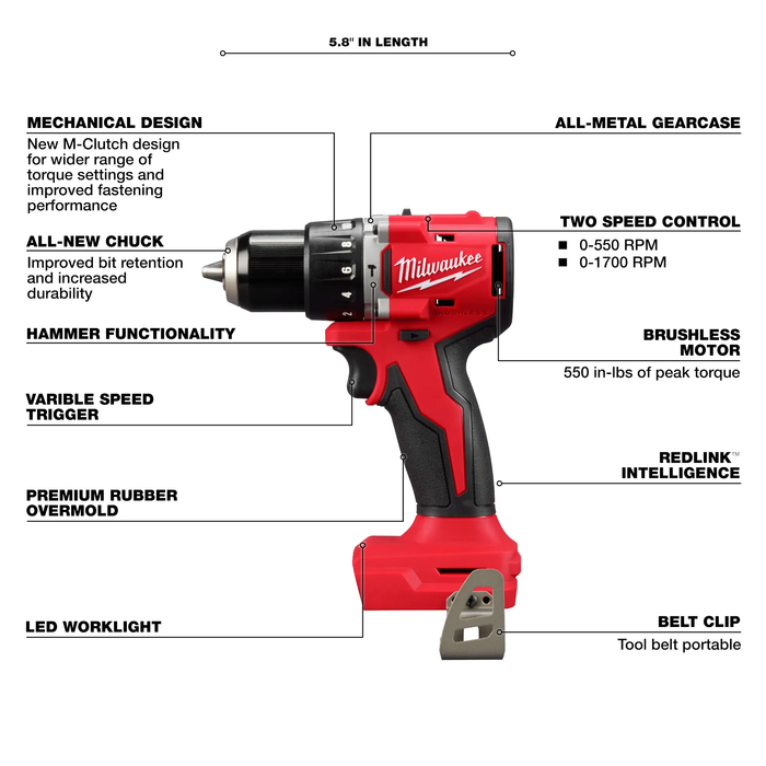 MILWAUKEE - M18™ 4 Tool Combo Kit