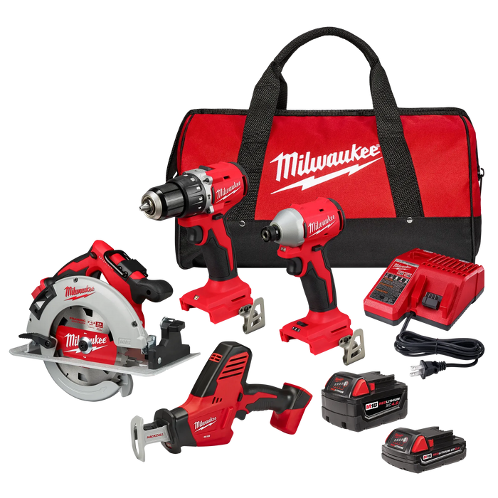 MILWAUKEE - M18™ 4 Tool Combo Kit