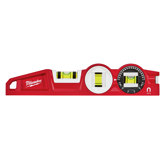 MILWAUKEE - 10" Die cast Torpedo Level with 360 Degree Locking Vial