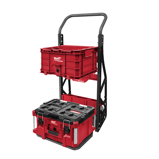 Milwaukee PACKOUT 48-22-8415 Wheel Cart, 400 lb, 2-Wheel, Flat-Free Wheel, Steel