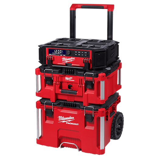 Milwaukee M18 Lithium-Ion Cordless PACKOUT Radio/Speaker with Built-In Charger