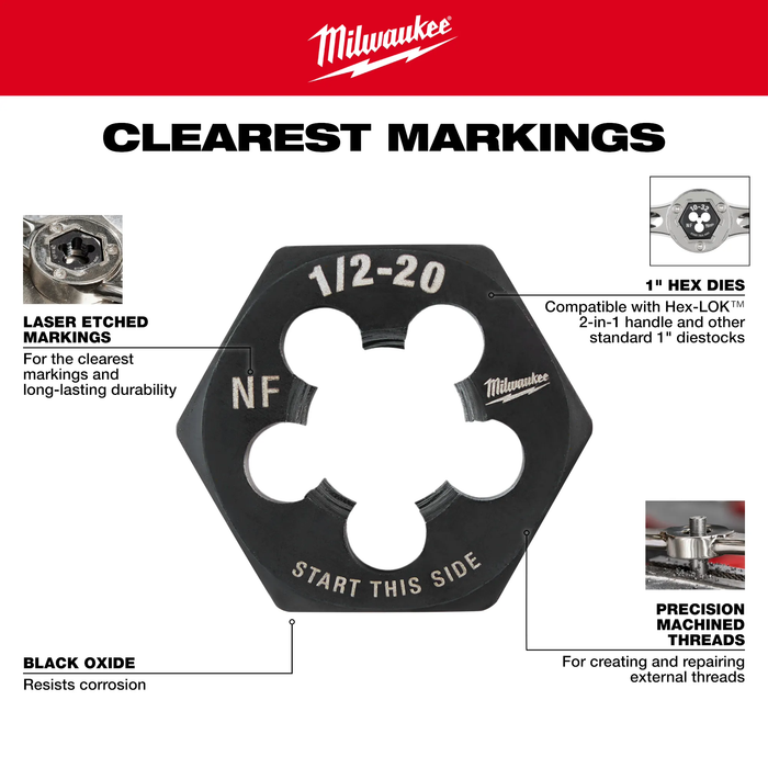 MILWAUKEE - 17PC SAE Tap and Die Set