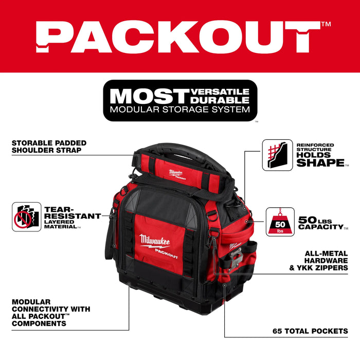 Milwaukee PACKOUT 15 in. Structured Tool Bag