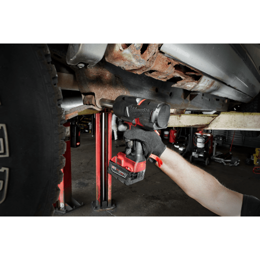 Milwaukee M18 FUEL 18V Lithium-Ion Brushless Cordless 1/2 in. High-Torque Impact Wrench with Friction Ring Kit,Resistant Batteries