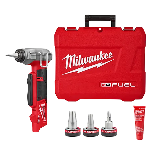 Milwaukee M12 FUEL™ ProPEX® Expander w/ 1/2"-1" RAPID SEAL™ ProPEX® Expander Heads