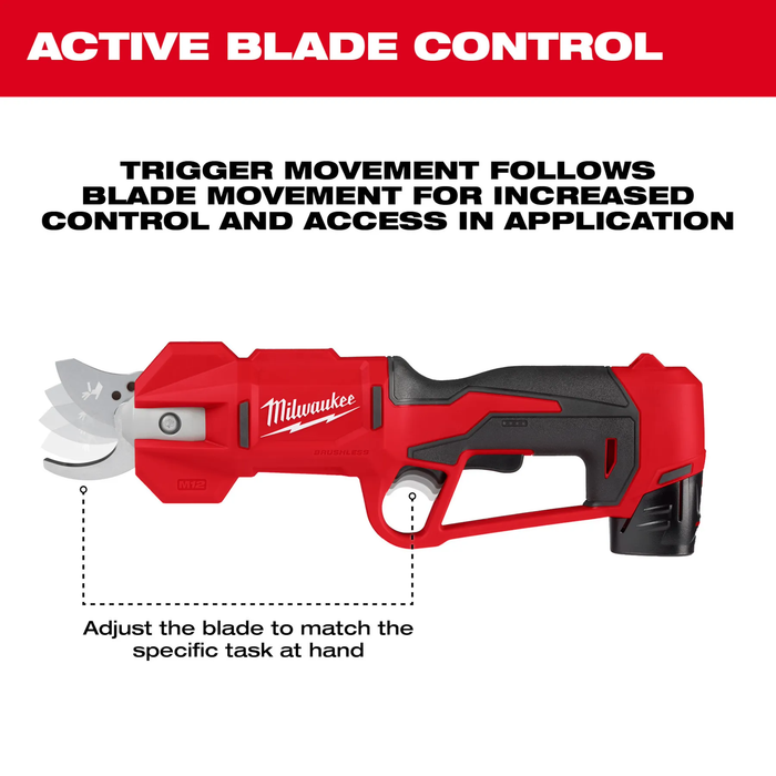 MILWAUKEE M12™ Brushless Pruning Shears