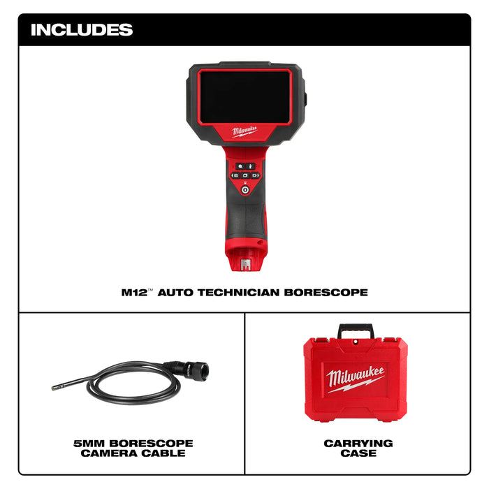 Milwaukee M12™ Auto Technician Borescope