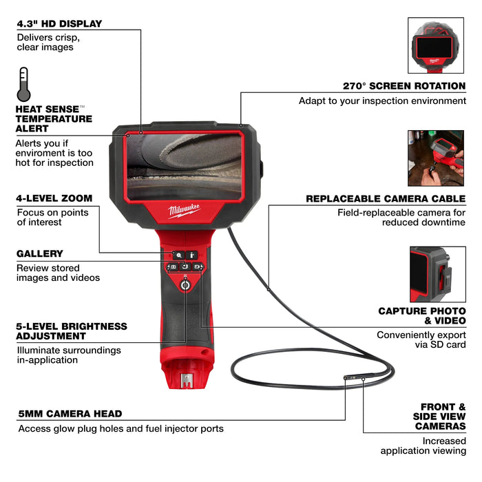 Milwaukee M12™ Auto Technician Borescope