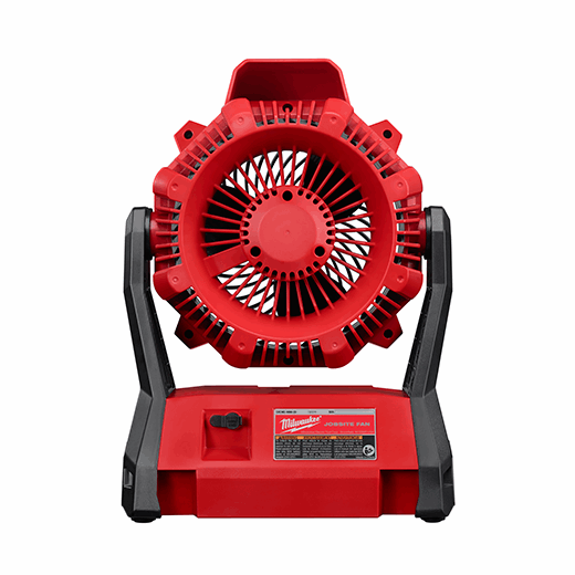 Milwaukee 0886-20 Portable Jobsite Fan, Tool Only, 18 V, 284 cfm Air, 3-Speed