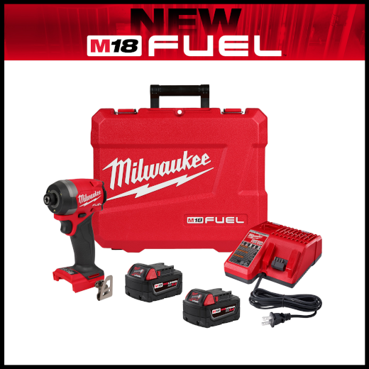 MILWAUKEE - M18 FUEL™ 1/4" Hex Impact Driver Kit