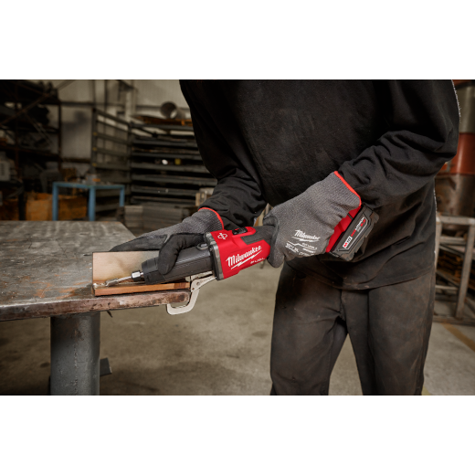 Milwaukee M18 FUEL 18V Lithium-Ion Brushless Cordless 1/4 in. Braking Die Grinder Slide Switch (Tool-Only)